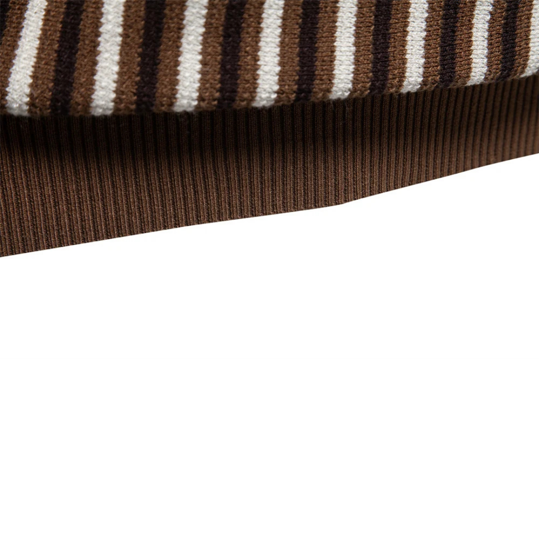 Zalecta | Gestreepte Knit Polo