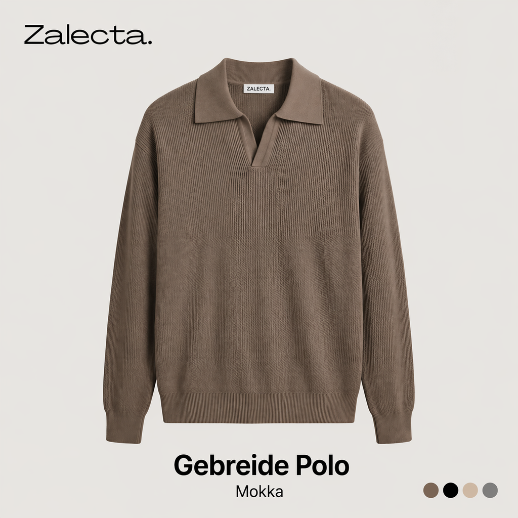 Zalecta | Luxe Gebreide Polo