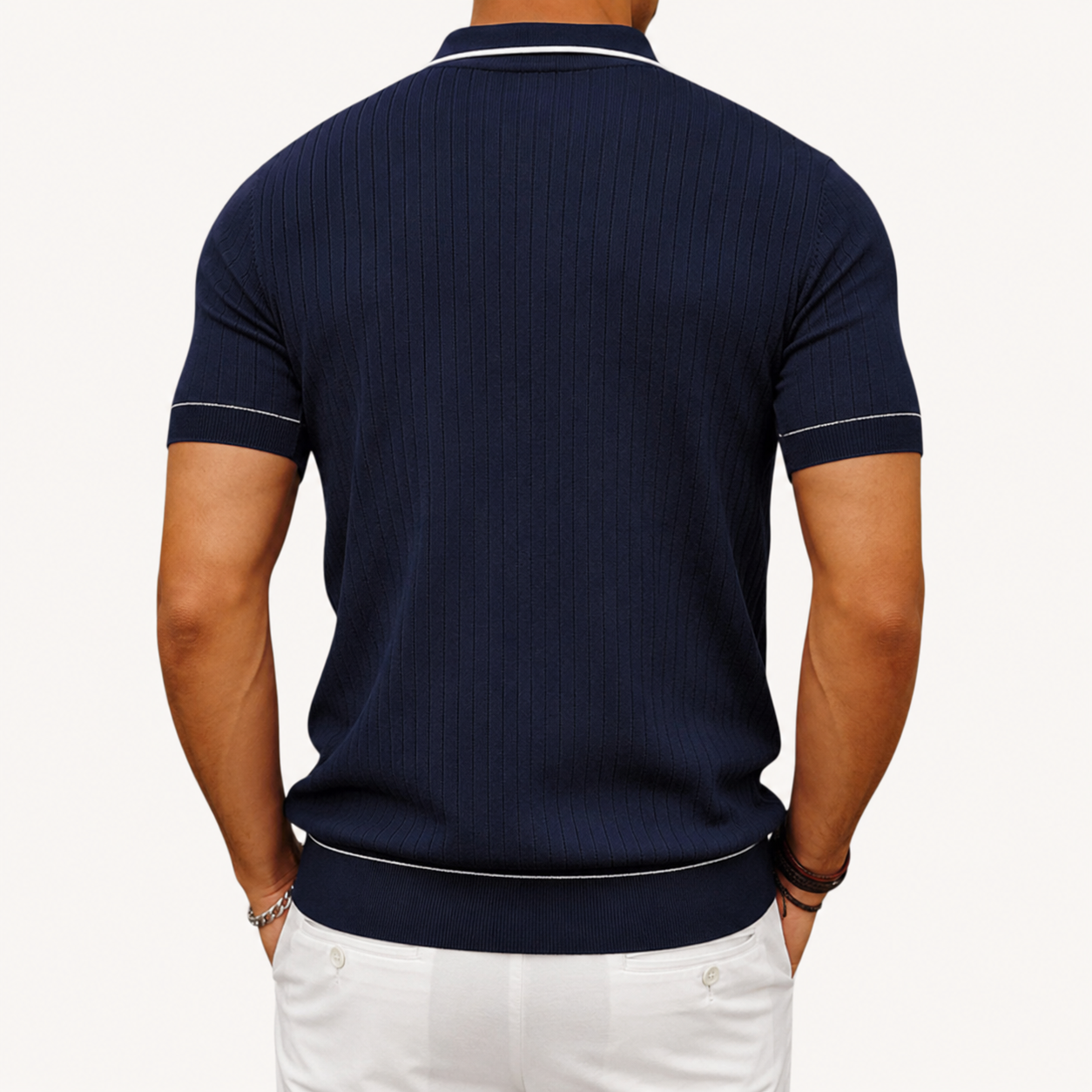 Zalecta | Geribde Contrast Polo
