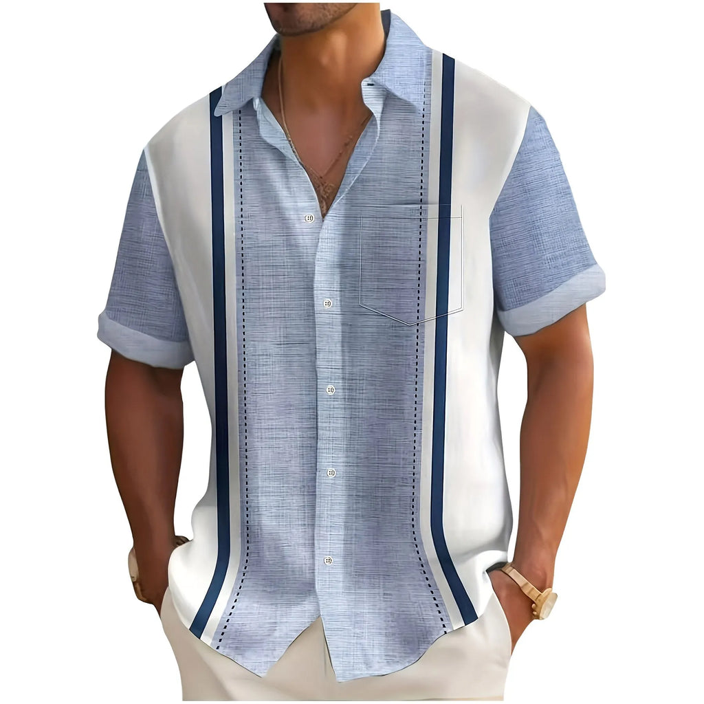 Stijn | Striped resort shirt