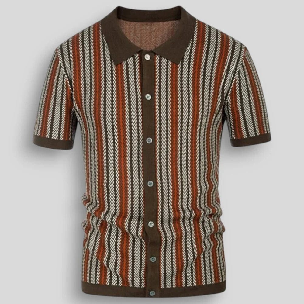 Armand | Gestreepte Knit Polo