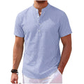 Koen | Gestreept Henley Shirt