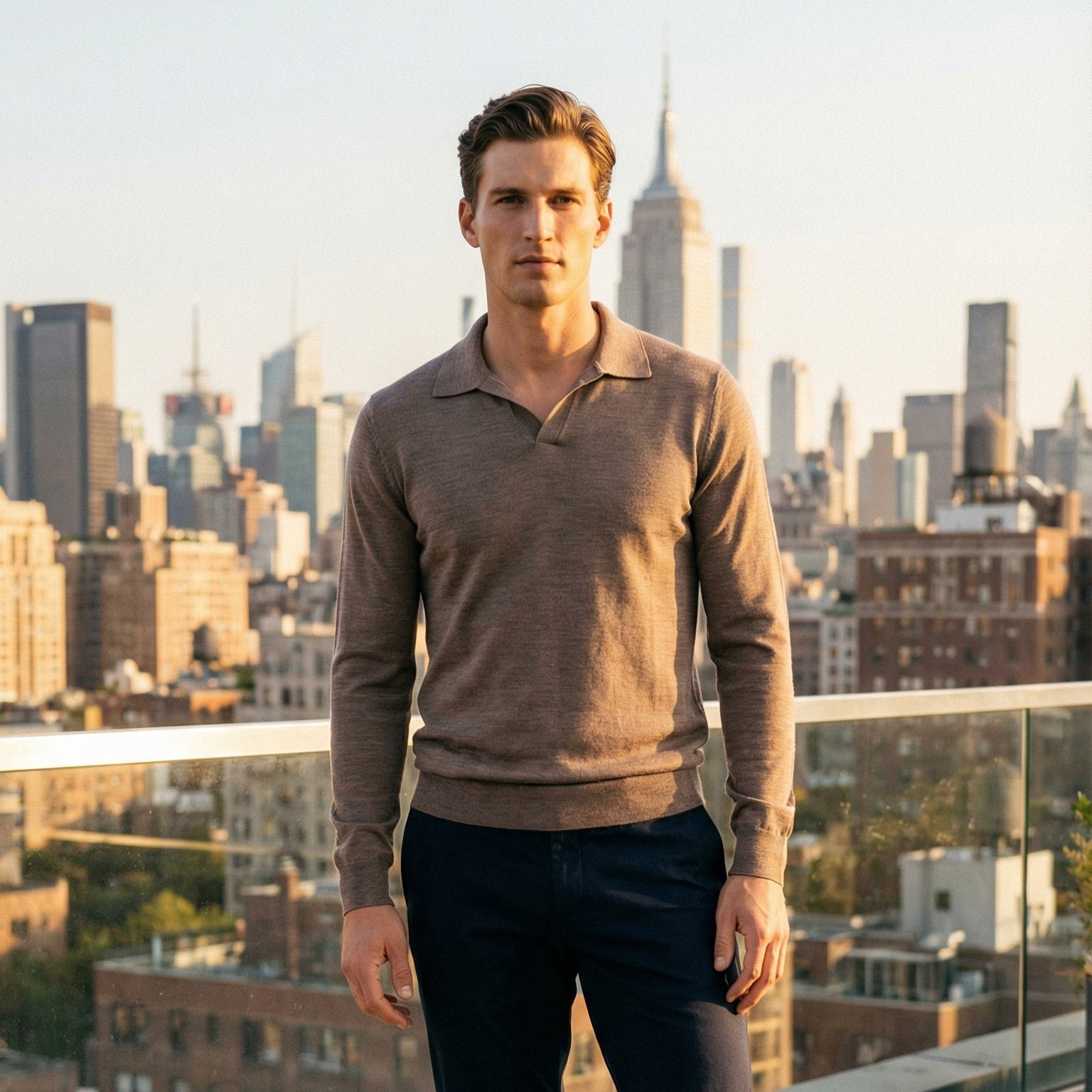 Zalecta | Luxe Gebreide Polo